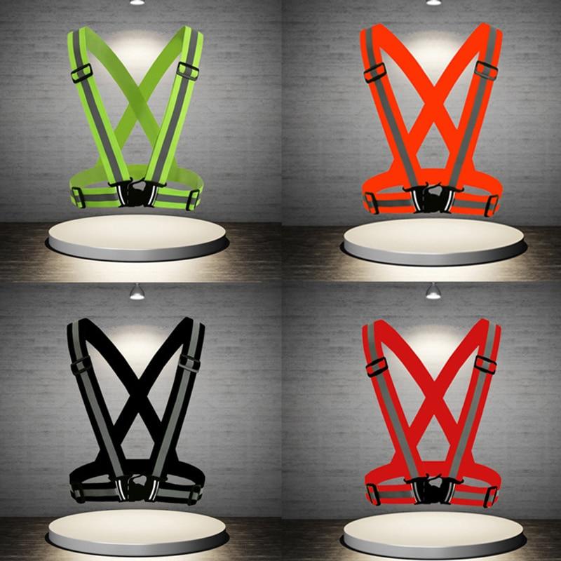 Reflective Safety Vest with Adjustable Straps