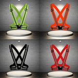 Reflective Safety Vest with Adjustable Straps