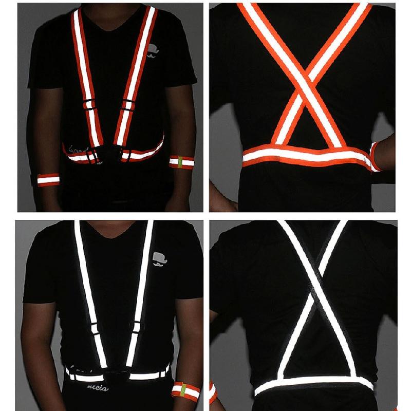 Reflective Safety Vest with Adjustable Straps