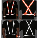 Reflective Safety Vest with Adjustable Straps
