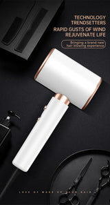 2400W Professional Hair Dryer with Cold & Hot Air - Ionic Technology for Salon-Quality Results - Fast Drying & Frizz Control