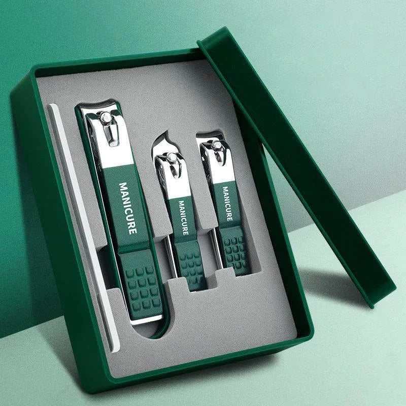 Professional Premium Stainless Steel Nail Clippers Set - Ergonomic Design, Precision Cutting, Rust-Resistant, Ideal for Home & Salon Use
