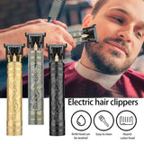 Vintage Style Professional Rechargeable Hair Clipper - Precision Trimming & Grooming Tool