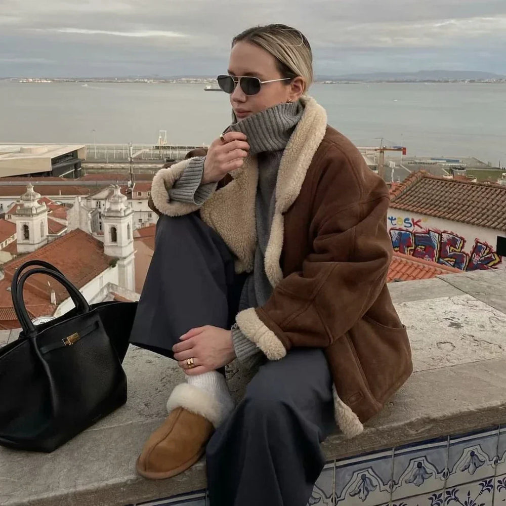 Women's oversized coat, view 1