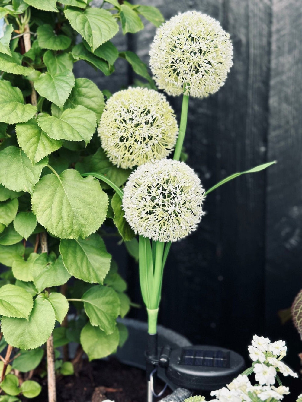Solar Garden Stake Lights – 3 Flower Globes, 70cm Height & Weatherproof