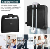 Foldable Waterproof Travel Garment Bag - Compact Carry-On Suit Organizer with Adjustable Strap
