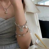 Bold Punk Passion Silver Cuff Bracelet | Stylish Statement Jewelry for Trendsetters