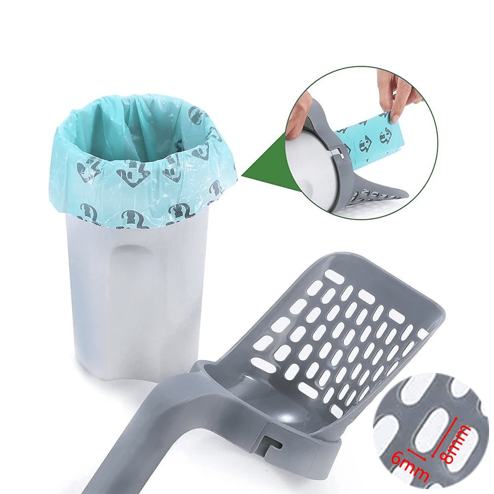 Optimized Product Title: "Katzenstreuschaufel-Set mit Abfallbeuteln – Hygienisch, Schnell & Praktisch für Saubere Katzentoiletten" 

This title includes relevant keywords while emphasizing the product's benefits, making it more appealing for Google Shoppi