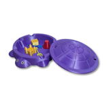 Turtle Desktop Sandbox Set – Play Sand, Tools & Storage Lid for Kids