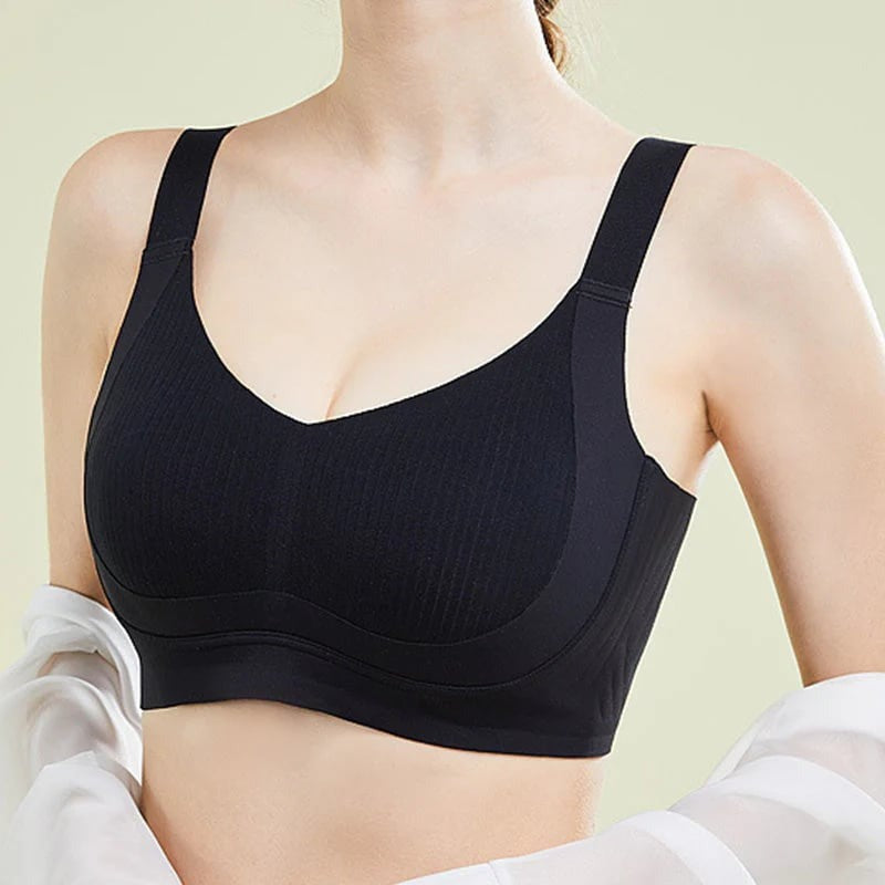 Ultimate Comfort Wireless Push-Up Bra - Seamless, Adjustable Fit for All-Day Support