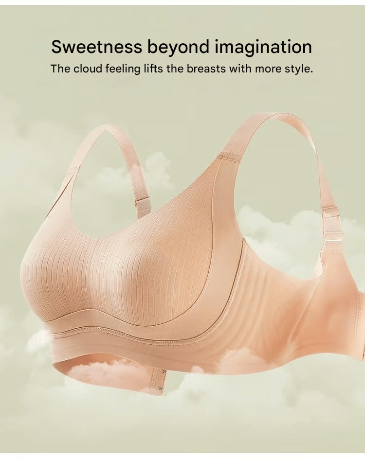 Ultimate Comfort Wireless Push-Up Bra - Seamless, Adjustable Fit for All-Day Support