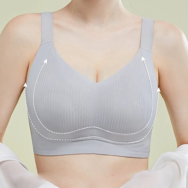 Ultimate Comfort Wireless Push-Up Bra - Seamless, Adjustable Fit for All-Day Support