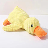 Squeaky Duck Dog Toy – Plush Material, Quacking Sound & Interactive Play