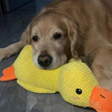 Squeaky Duck Dog Toy – Plush Material, Quacking Sound & Interactive Play