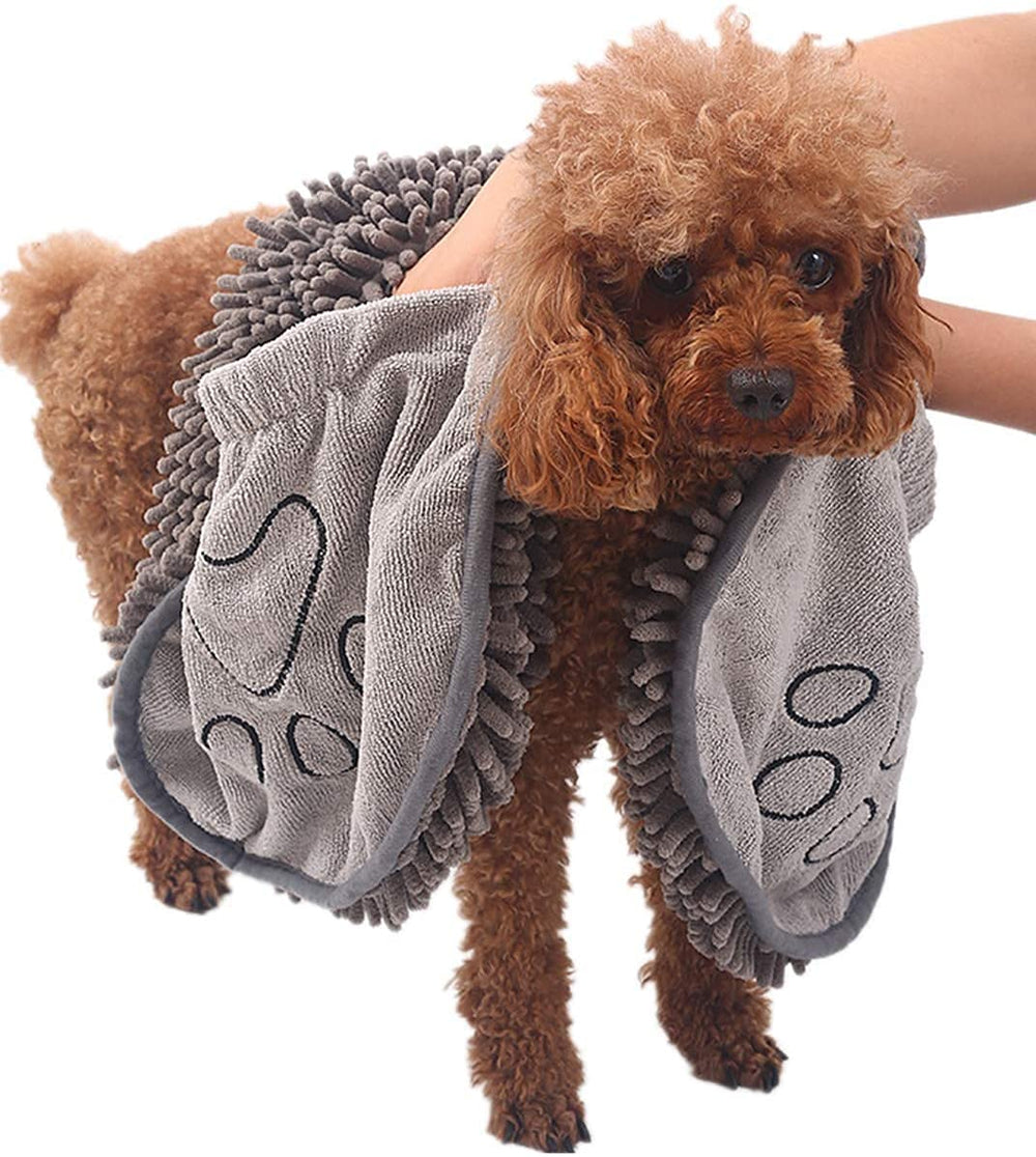 Ultra-Absorbent Quick-Drying Microfiber Dog Towel - Soft, Lightweight & Fast-Drying Pet Towel for Dogs