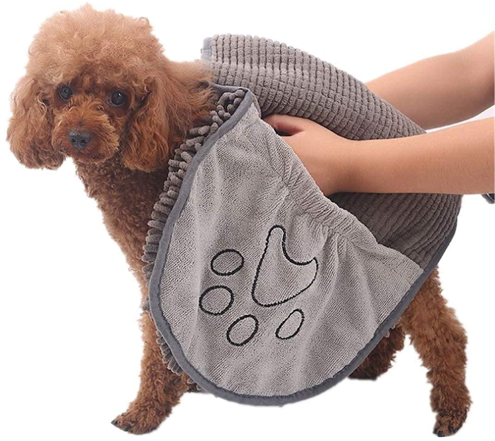 Ultra-Absorbent Quick-Drying Microfiber Dog Towel - Soft, Lightweight & Fast-Drying Pet Towel for Dogs