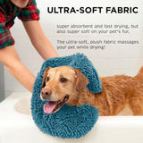 Ultra-Absorbent Quick-Drying Microfiber Dog Towel - Soft, Lightweight & Fast-Drying Pet Towel for Dogs