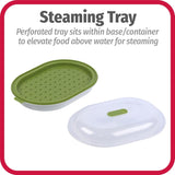 Enhanced Product Title: **QuickSteam Magnetron Steamer - Fast & Efficient High-Performance Food Steamer for Healthy Cooking**