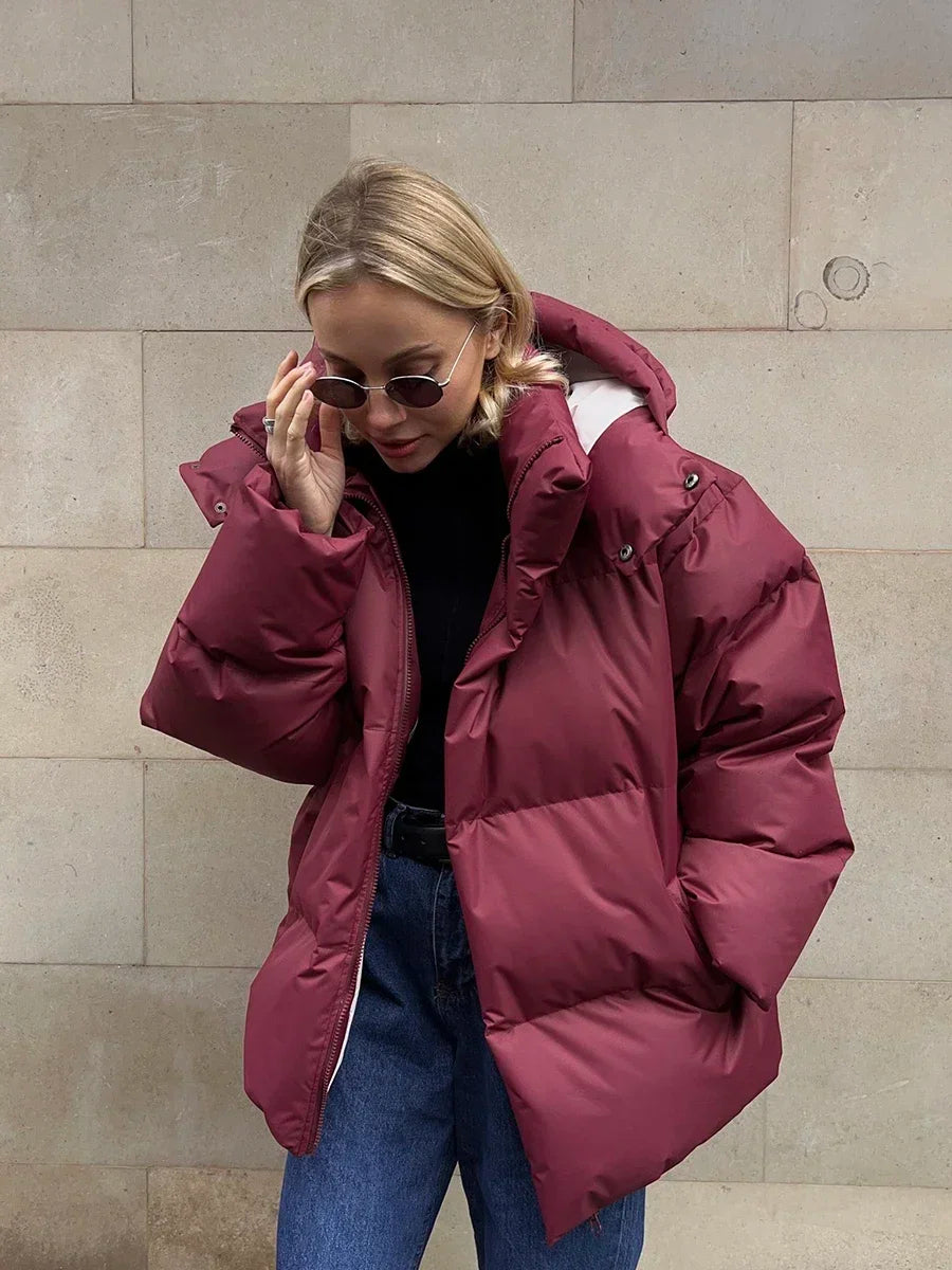 Quilted Winter Coat for Women - Elyssa