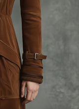 Women's double-breasted coat, view 3