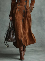 Women's double-breasted coat, view 5