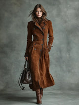 Women's double-breasted coat, view 6