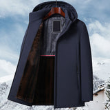 Men's hooded coat, view 2