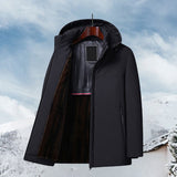 Men's hooded coat, view 3