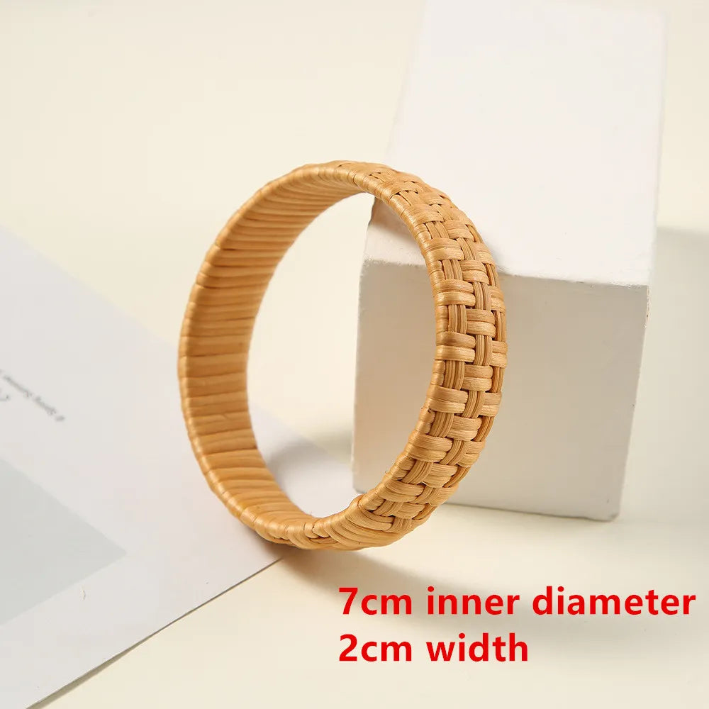 Elegant Rattan Woven Bangles | Versatile Handmade Jewelry for Every Occasion