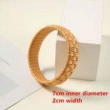 Elegant Rattan Woven Bangles | Versatile Handmade Jewelry for Every Occasion