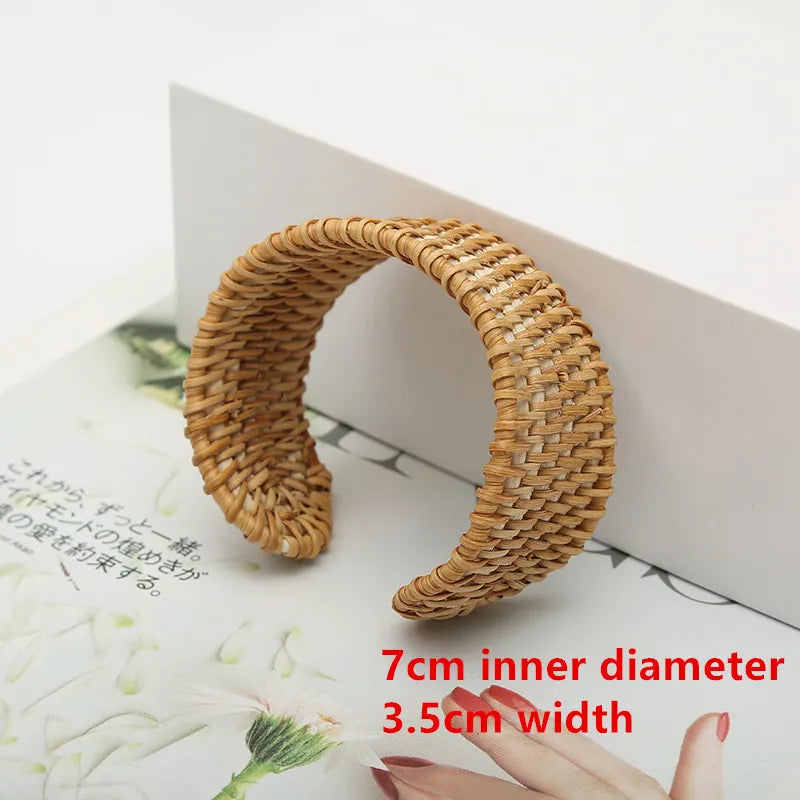 Elegant Rattan Woven Bangles | Versatile Handmade Jewelry for Every Occasion