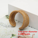 Elegant Rattan Woven Bangles | Versatile Handmade Jewelry for Every Occasion