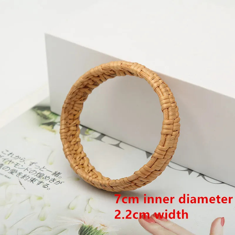 Elegant Rattan Woven Bangles | Versatile Handmade Jewelry for Every Occasion