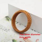 Elegant Rattan Woven Bangles | Versatile Handmade Jewelry for Every Occasion