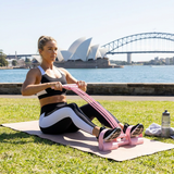 Full-Body Resistance Band with Foot Straps – Portable Home Gym Trainer