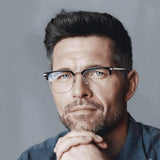 Reading Glasses Computer Titanium Frame Matte Design