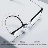 Reading Glasses Computer Titanium Frame Matte Design
