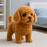 Realistic Interactive Plush Dog Toy | Soft, Animated Companion for Kids & Adults - Perfect for Playtime & Cuddles