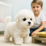 Realistic Interactive Plush Dog Toy | Soft, Animated Companion for Kids & Adults - Perfect for Playtime & Cuddles