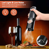 Enhanced Product Title: "Rechargeable Electric Salt and Pepper Mill Set - Adjustable Coarseness, Stainless Steel, Ergonomic Design" 

This title includes keywords that potential buyers might search for while also highlighting key features of the product.