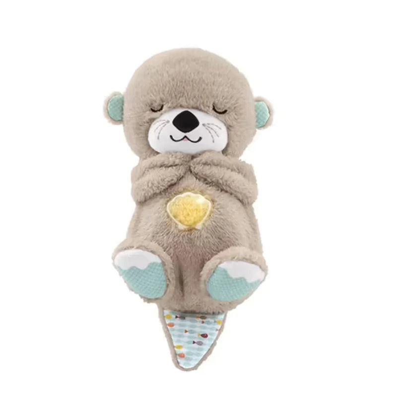 Soothing Plush Companion Toy with Gentle Light & Sound Features for Relaxation