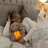 Soothing Plush Companion Toy with Gentle Light & Sound Features for Relaxation