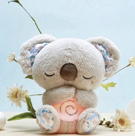 Soothing Plush Companion Toy with Gentle Light & Sound Features for Relaxation