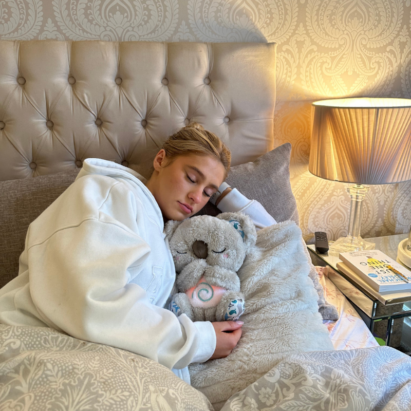 Soothing Plush Companion Toy with Gentle Light & Sound Features for Relaxation