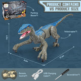 Remote Control Dinosaur Toy – Realistic Sounds, Walking Action & Kids Play