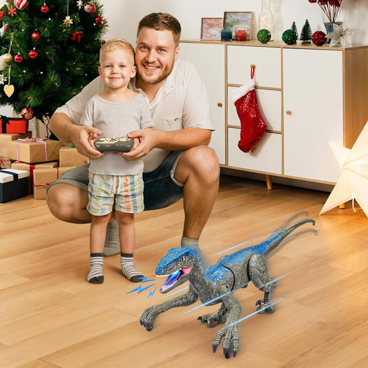 Remote Control Dinosaur Toy – Realistic Sounds, Walking Action & Kids Play