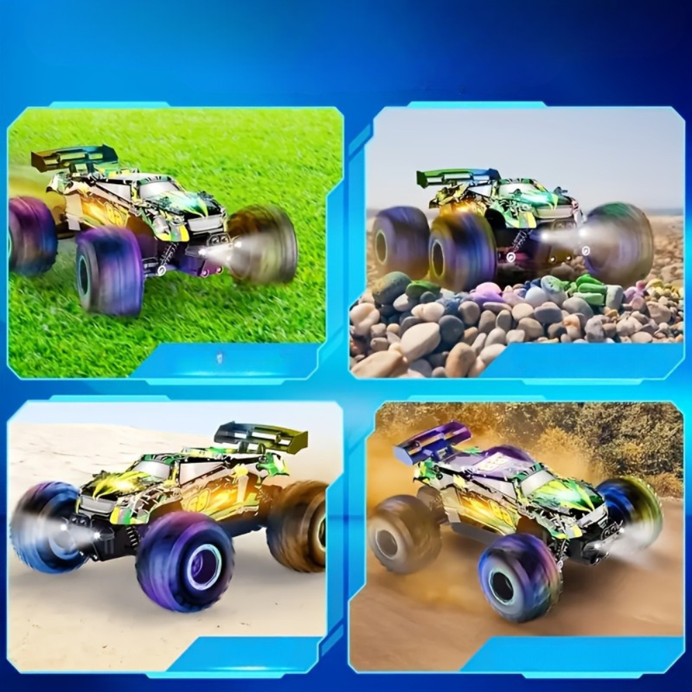 High-Speed All-Terrain RC Monster Truck - Durable, Off-Road Remote Control Vehicle for Kids & Adults