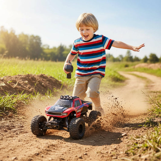 Remote Control Monster Truck – Amphibious Design, All-Terrain & Waterproof Build