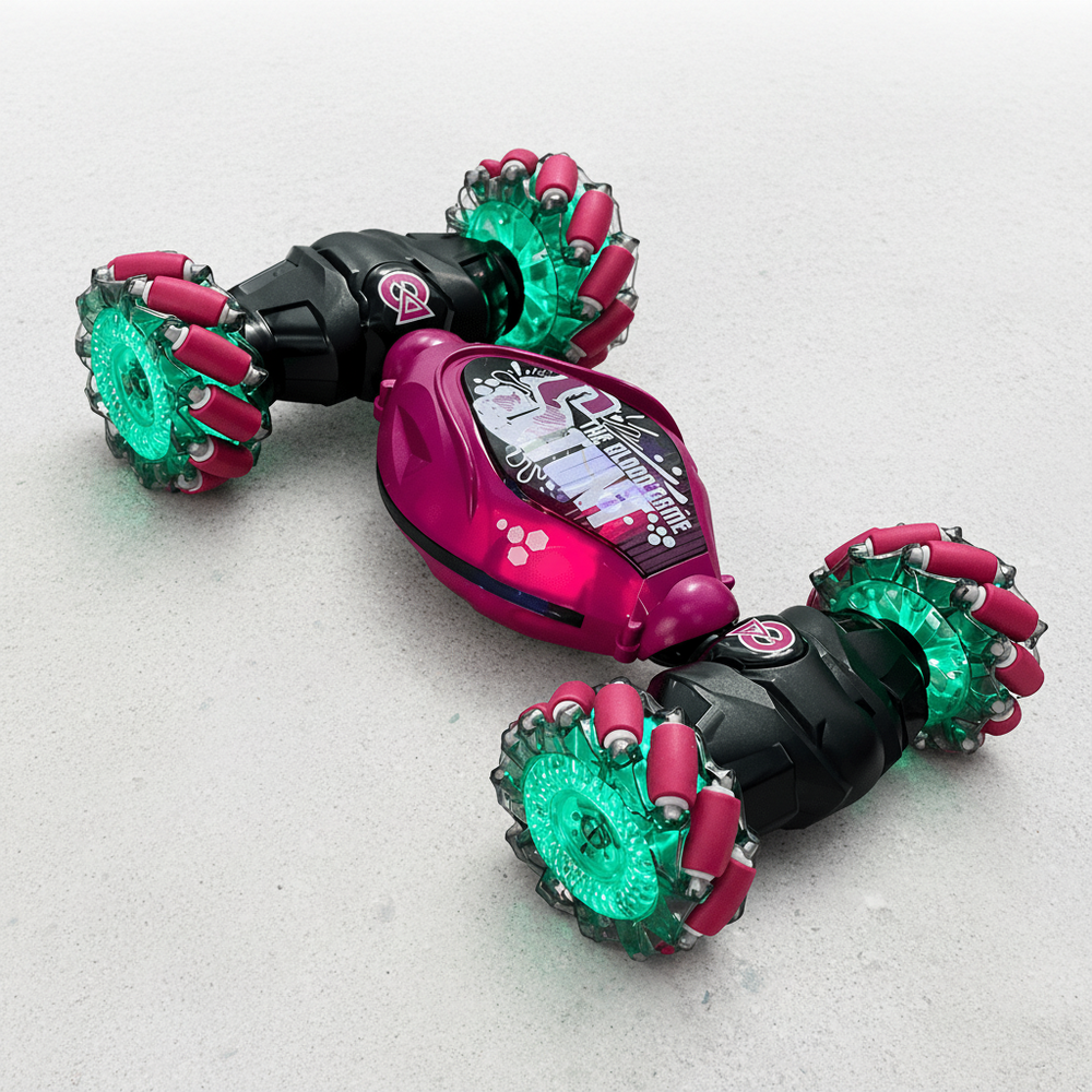 RC Stunt Car – All-Terrain, Gesture Control & Light-Up Wheel Special Effects