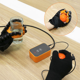 Hand Rehabilitation Trainer Glove – Pneumatic Finger Exercise, 5 Force Levels & 2400mAh Rechargeable
